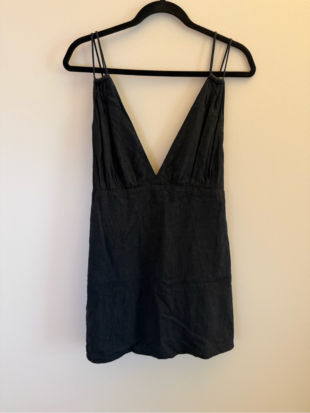 Abercrombie and Fitch Black V-Neck romper